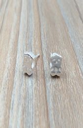 Silver Puppies Earrings Stud Bear Jewellery 925 Sterling Fits European Jewellery Style Gift Andy Jewel 6152701305875008