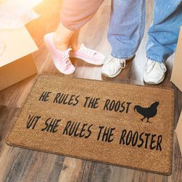 Carpets Home Doorway Rug English Letter Printing Durable Unique Design Floor Mat Wrestling Throw Blanket