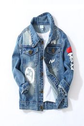 Toddler Boys Denim Jacket Kids Clothes Spring 2019 Children Long Sleeve Broken Hole Coat Baby Girl Jaqueta Jeans Infantil CascosMX8110948