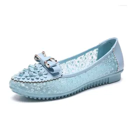 Casual Shoes 2024 High Quality Spring Women's Breathable Comfortable Solid Colour Ladies Slip-on Flat Platform Woman Flats