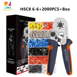 Consoles Wire Terminal Ferrule Crimping Tool, Hsc8 66/64a Selfadjusting Ratchet Crimping Device, Cable Specification Awg2310/237