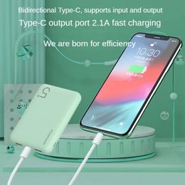 Candy Colour Lightweight Power Bank 5000mAh Portable Charger FAST Charging Poverbank for Apple IPhone Huawei Samsung Xiaomi