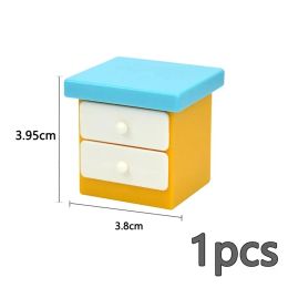 Big Building Block House Accessories Furniture Figuers Bathroom Desk Door Chair Car Kitchen Stairs Large Size Brick Toy Duploes
