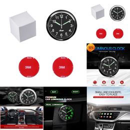 New Mini Timetable Digital High-precision Luminous Clock Universal Quartz Watch Center Console Decoration Car Ornaments