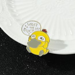 yellow duck what brooch Cute Anime Movies Games Hard Enamel Pins Collect Cartoon Brooch Backpack Hat Bag Collar Lapel Badges
