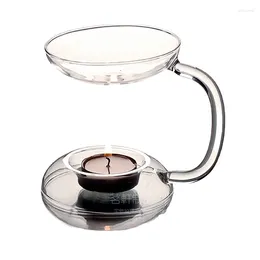 Candle Holders European Style Glass Holder Romantic Home Accessories Handmade Scented Candles Arabian Magic Lamp Stylish Simplicity A