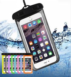Dry Bag Waterproof case bag PVC universal Phone Bag Pouch With Compass Bags For Diving Swimming smartphones up to 58 inch5564841