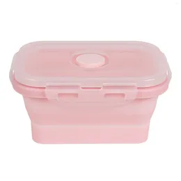 Dinnerware Bento Lunch Box Fold Fresh Divided Meal Plastic Student For Office Worker Kids Dinner