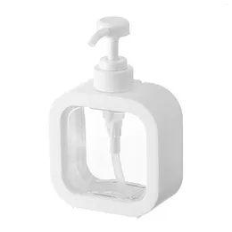 Storage Bottles Clear Plastic Pump Dispensers Liquid Leak Proof Pumps Soap Container For Bathroom