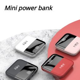 2024 New Portable Mini Power Bank 20000mAh Phone External Battery Fast Charger LED Display Fast Charge Powerbank with 2 USB