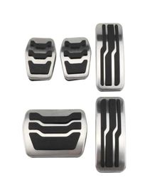 Stainless Steel Car Pedal Pads Pedals Cover for Ford Focus 2 3 4 MK2 MK3 MK4 RS ST 20052020 Kuga Escape 200920203113021