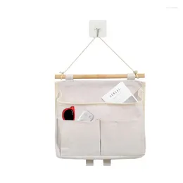 Storage Bags Wall Hang Bag Organizer For Door Reusable Baskets With Pockets Closet Home Living Room Bedroom