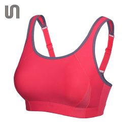 Bras Women Tops Summer Quickdrying Full Coverage Padded Shockproof Wirefree Racerback Sports Run Workout Bra Exercise Bralette Wear