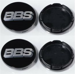 BBS Wheel Centre Centro Blacksilver 56mm Conjunto de 4 tampas de cubo 3D Logo3776431