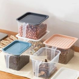 Storage Bottles Kitchen Transparent Box Food Container Refrigerator Boxes Lastic Grain Beans Bin