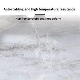 Waterproof Foil Wallpaper Marble Self Adhesive Removable Contact Paper for Bathroom Decor Kitchen Thick Oil Proof Wall Decor
