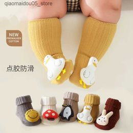 Kids Socks Newborn baby socks cute animal socks baby cotton baby legs warm knee soft long baby socks Q240413