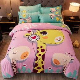 Bedding Sets Cute Kids Set Quilt Duvet Cover Princess Girl Child Bed Linen Comforter Sheet Bedspreads For Children's Single Double