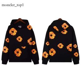 Men Hoodies Fashion Designer Luxurious Premium Brand Denim Teers Hoodie Mens Women's Hoodie Flower Puff Printed Sweatshirt High Street Clothing Trend 8883