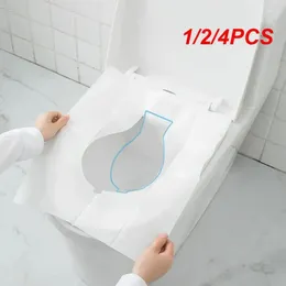 Toilet Seat Covers 1/2/4PCS Disposable Cover Type Travel Camping El Bathroom Accessory Paper Waterproof Soluble Water