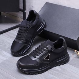 2024 New Fashion Designer Black Patent Leather casual shoes for men and women ventilate comfort Leather splice all-match Anti slip Sports shoes DD0412P 38-44 14