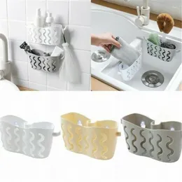 Kitchen Storage Suction Sink Holder Organiser Strainer Sponge Tidy Small Basket Drain Rack Accessories Bathroom