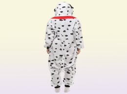 Dalmatian Dog Women039s and Men039s Animal Kigurumi Polar Fleece Costume for Halloween Carnival New Year Party welcome Drop 5514184