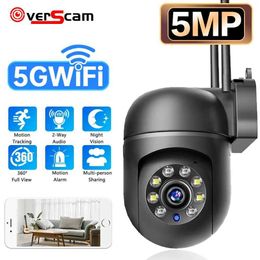 IP Cameras 5MP 5G WiFi Surveillance Cameras IP Camera HD 1080P IR Full Color Night Vision Security Protection Motion CCTV Outdoor Camera 240413