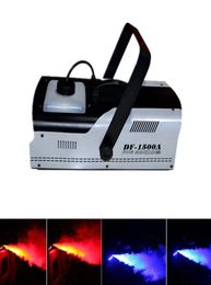 Multifunction 1500W Fog Smoke Machine with Wire Control or Remote DMX512 Control LED Stage Lights dhl 5304425