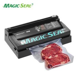 Machines NEW MAGIC SEAL Household Commercial Vacuum Food Sealer Dry and Wet Packaging Machine MS300 Vacuum Packer Common To All Bags