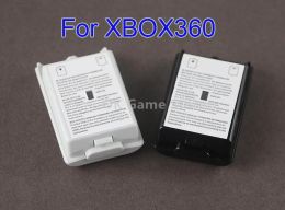 Accessories 50pcs/lot Black White Battery Case for Xbox 360 Wireless Controller Rechargeable Battery Cover Door For Xbox 360 Controller