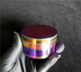 63mm Rainbow Large Herb Grinders 3 Layer Tobacco Grinder Cheap Big Cali Crusher Grinder Diamond Herb Grinder For 8086566