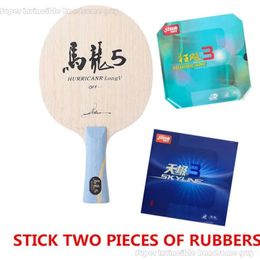 Ma Long 5 Carbon Inner Table Tennis Blade Table Tennis Racket Pingpong Racket FL And ST Handle Table Tennis Bats Long Handle 798