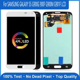 5.1" Super AMOLED For SAMSUNG GALAXY S5 G900G 900F G900M G901F LCD Display Touch Screen Digitizer Assembly Replacement Parts