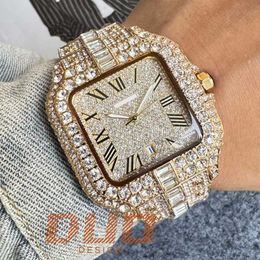 Elevate your luxury fashion statement with a mens bust down VVS Moissanite diamond watch 2024 captures the essence of the latest trends With box