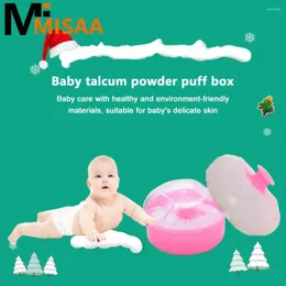 Storage Bottles Baby Powder Puff Box High Quality Portable Sponge Case Container Soft Talcum Useful