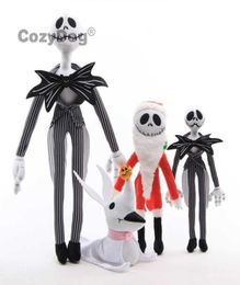 2050cm The Nightmare before Christmas Skellington Jack Plush Toys Peluche Ghost Dog Zero Doll Women Kids Birthday Gift 2012042851371