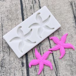 Baking Moulds Starfish Silicone Cake Mold Sugarcraft Chocolate Cupcake Resin Tools Fondant Decorating