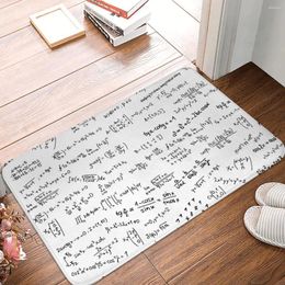 Carpets Non-slip Doormat Math Formulas And Numbers Carpet Bath Bedroom Mat Outdoor Flannel Modern