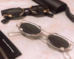 Sunglasses 2022 Unisex Steampunk Fashion For Female Oval Sexy Designer Retro Trend Small Frame Eyewear Snake Shades7650589