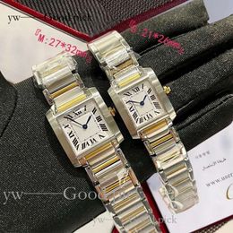 Designer Catier Gold Watch Panthere Womens Watches Diamond Tank Watch for Woman Quartz Movement Fashion High Quality Designer Goods 817