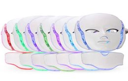 Selling PDT Pon LED Face Neck Mask 7 Color LED Treatment Skin Whitening Firming Facial Beauty Mask Electric AntiAging Mas7147274