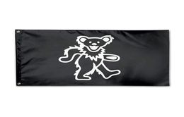 GrateFul Dead Bear 3 X 5 Foot Outdoor Decorative Yard Flag Home Garden Flag with Grommets 2574156