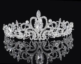 birdal crowns New Headbands Hair Bands Headpieces Bridal Wedding Jewelries Accessories Silver Crystals Rhinestone Pearls HT065766042