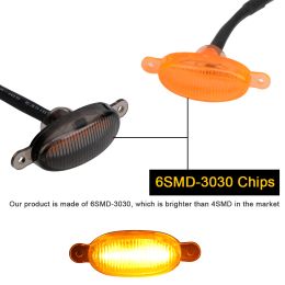 4/5/6pcs 3030 SMD 12V Front Grille Lighting Universal Car DRL Eagle Eye Lights LED Day Running Lamps Decorative Ambient Lights