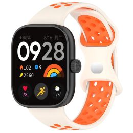 For Redmi watch 4 Smart Watch Silicone strap Breathable Bracelet Watchbands For Xiaomi Mi Band 8 Pro Replacemen Accessories Band