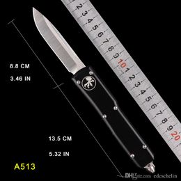 EDC MICR knife auto otf knives automatic drop point blade pocket folding tool tackical survival camping hunting