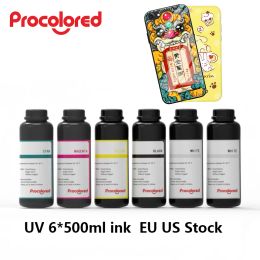 Glue Procolored UV Soft / Hard Ink Varnish Coating For UV Printer Print Glass Metal Wood Sticker Bottles Plastic Phonecase Silicone