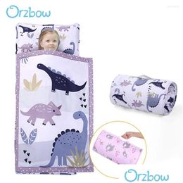 Blankets Swaddling Orzbow Baby Nap Mat With Blanket Toddler Removable Pillow Children Travel Soft Bed For Preschool Kids Daycare Slee Otqgj