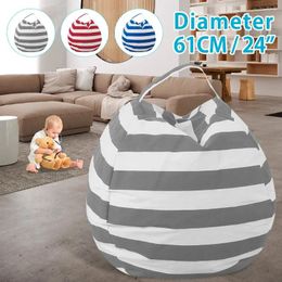 Storage Bags Soft Plush Canvas Bean Chair Bedroom Portable Mats Stuffed Animal Room Bag Clothes For Kids And Adults.